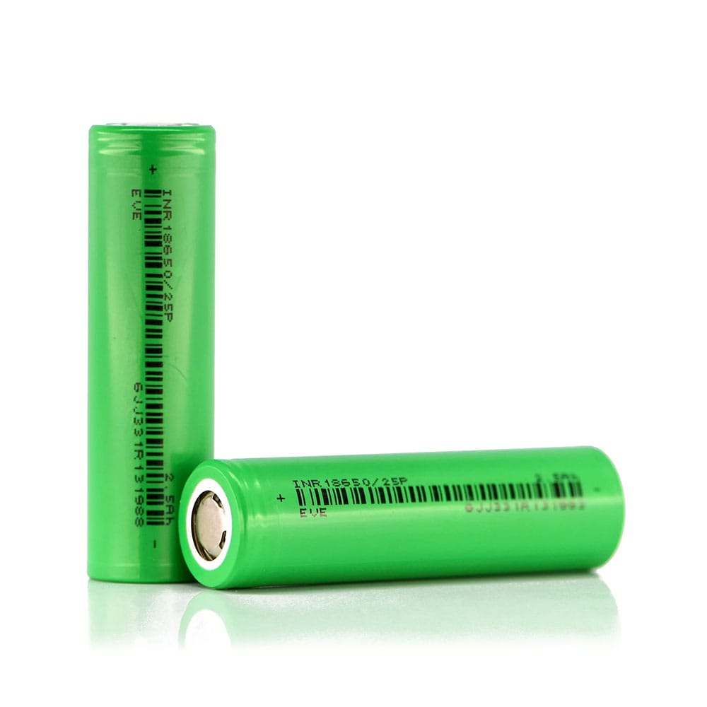 EVE 25P 3.6 V 2500 mAh 12C