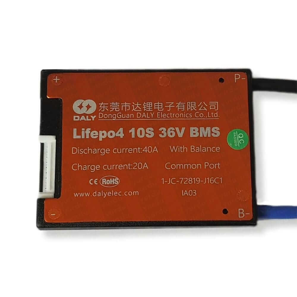DALY LiFePO4 BMS 10S 40A Balanslı - Ortak Port